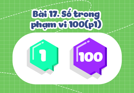 Bài 1. Số trong phạm vi 100 (Phần 1)