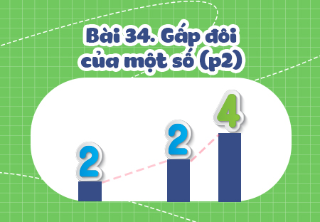 Bài 11. Gấp đôi của một số (Phần 2)