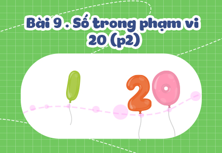 Bài 3. Số trong phạm vi 20 (Phần 2)