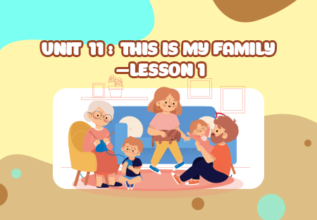 Unit 11: This is my family - Lesson 1