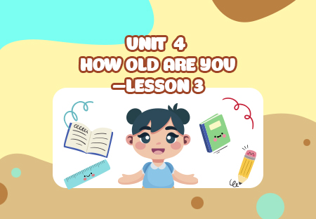 Unit 4: How old are you? - Lesson 3