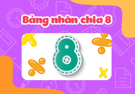 Bảng nhân - chia 8