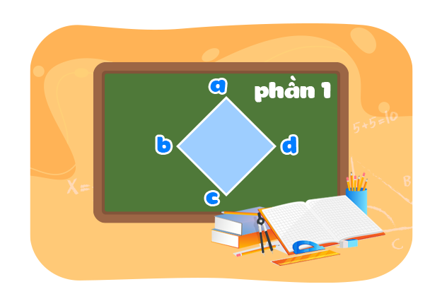 Hình thoi. Diện tích hình thoi (Phần 1)