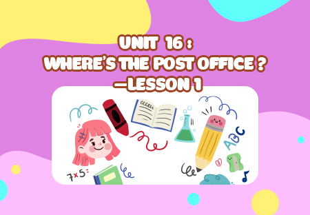 Unit 16: Where's the post office? - Lesson 1