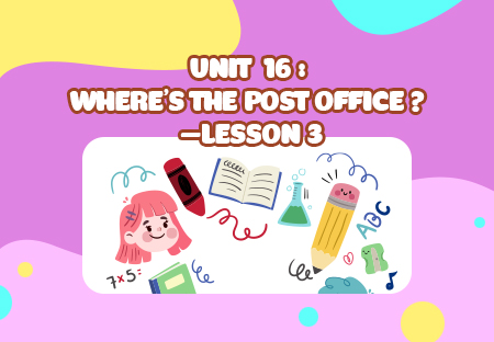 Unit 16: Where's the post office? - Lesson 3