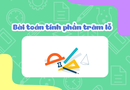 Bài toán tính phần trăm lỗ.